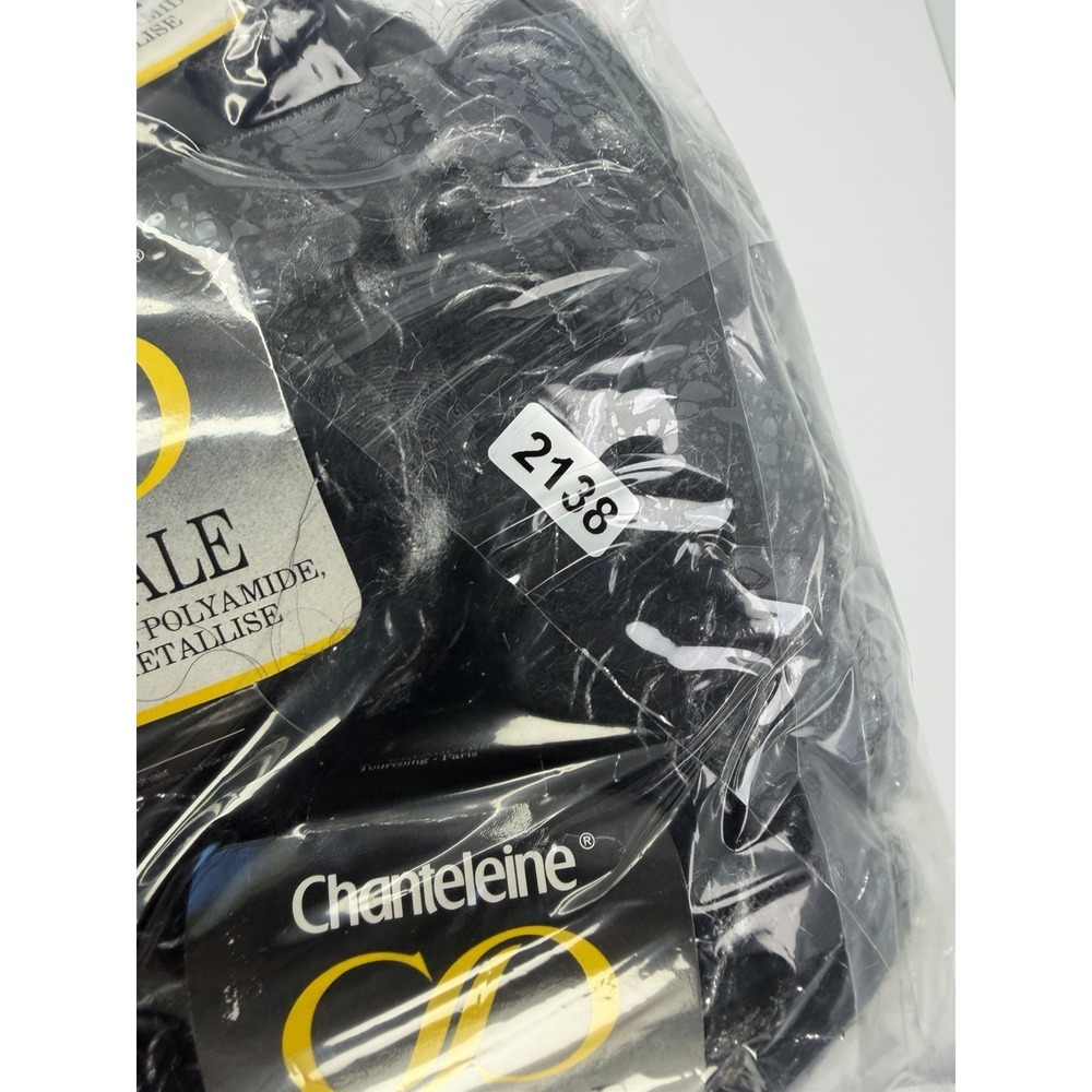 Chanteleine Yarn Siderale Mohair Blend Black White Lot Of 10 Made France - Picture 7 of 7